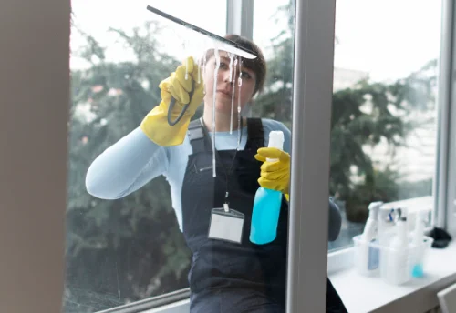 Nettoyage de vitres intérieures et extérieures à Cuvier